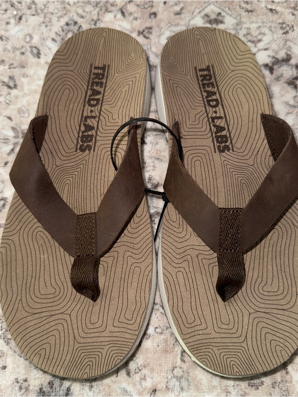 Tread Labs FLIP FLOPS Women’s Size 9 Orleans Brown Orthopedic NWOB MSRP $100